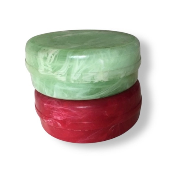 2 MCM Vintage Collapsible Cups with lid. Rare find at this condition! - Picture 6 of 14